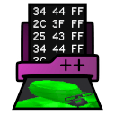 The SourcePP library logo, a printer taking in paper with random hexadecimal numbers and printing a photo of Cordon Freeman.